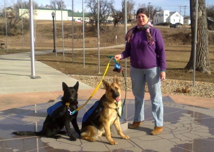 Marna with Tekoa and Texas Tea at the Center of the Nation  2014-02-19  -2